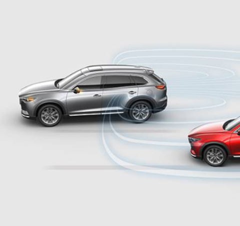 2020 Mazda CX-9 BLIND SPOT MONITORING W/ REAR CROSS TRAFFIC ALERT | Rochester Mazda in Rochester MN