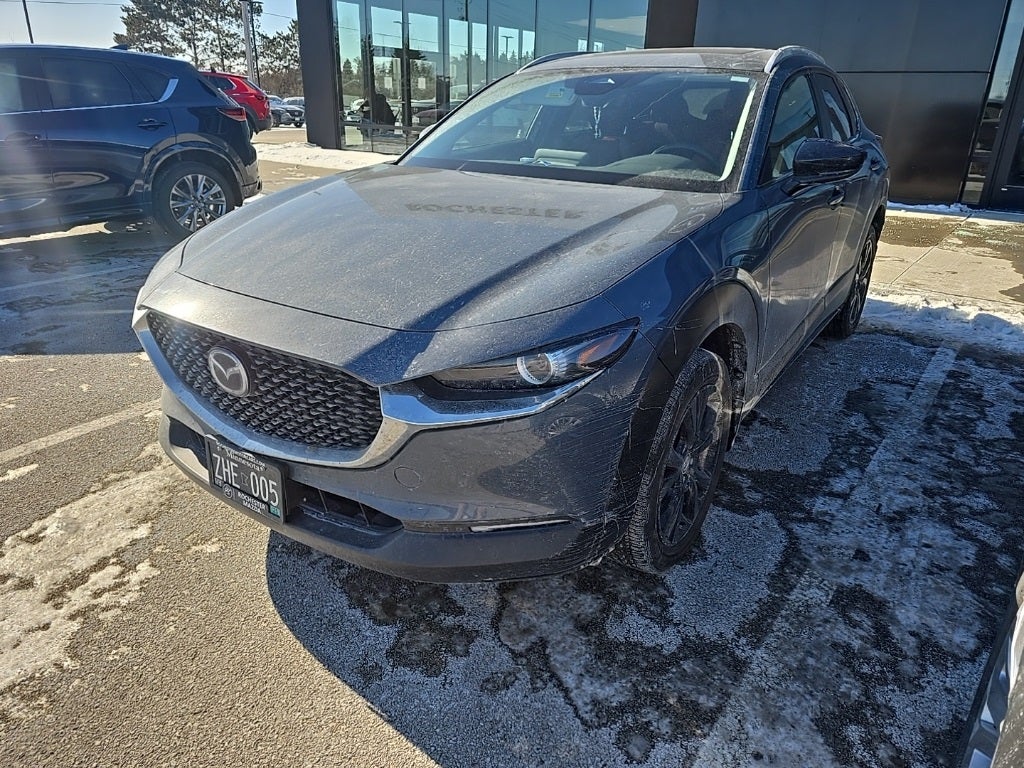 Certified 2025 Mazda CX-30 Carbon Edition with VIN 3MVDMBCMXSM782953 for sale in Rochester, Minnesota