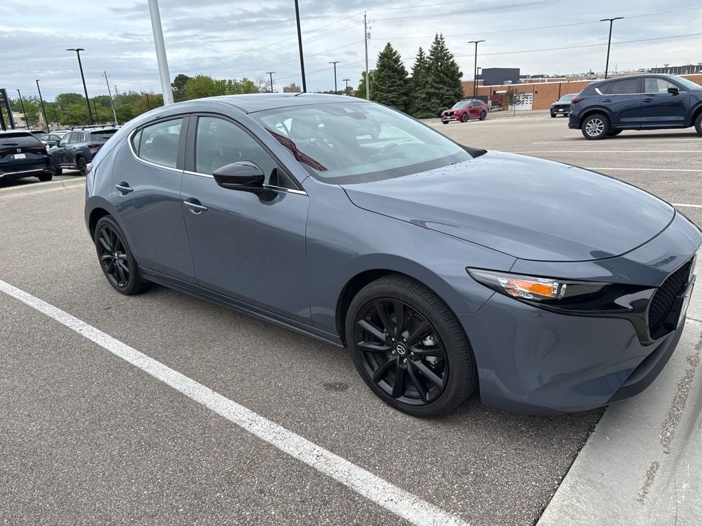 Used 2023 Mazda Mazda3 Carbon Edition with VIN JM1BPALM9P1610119 for sale in Rochester, Minnesota
