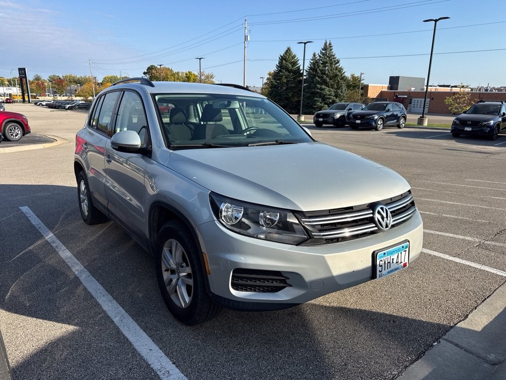 Used 2015 Volkswagen Tiguan S with VIN WVGBV7AX8FW517966 for sale in Rochester, Minnesota