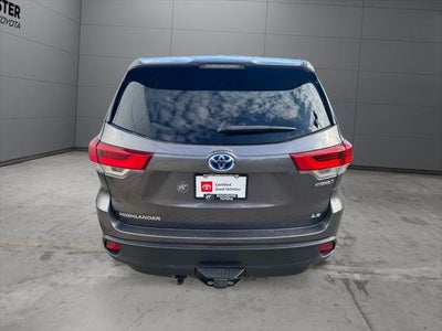 2019 Toyota Highlander Hybrid LE AWD