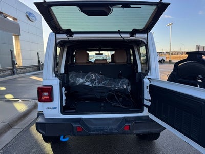 2023 Jeep Wrangler Sahara 4xe w/ Sky Power Roof + Heated Steering Wheel