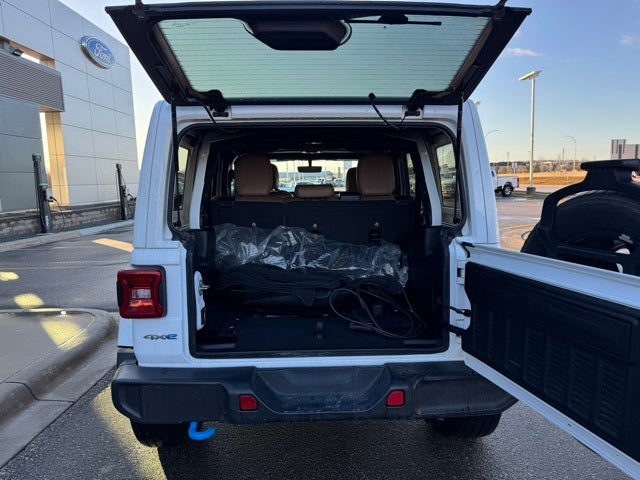 2023 Jeep Wrangler Sahara 4xe w/ Sky Power Roof + Heated Steering Wheel