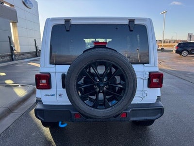 2023 Jeep Wrangler Sahara 4xe w/ Sky Power Roof + Heated Steering Wheel