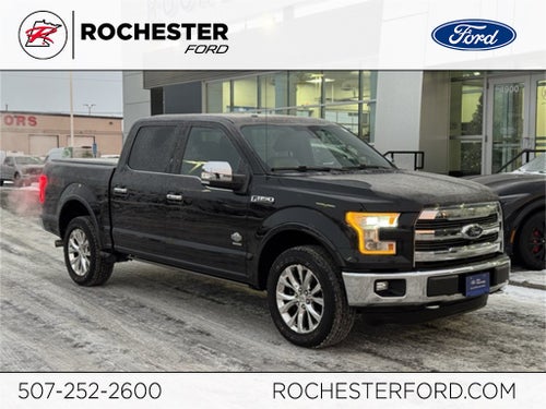 2015 Ford F-150 King Ranch w/ Twin Panel Moonroof + Heated Steering Wheel