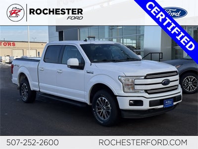 2019 Ford F-150 Lariat w/ Heated Steering Wheel + 157" Wheelbase / 6.5' B