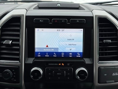 2019 Ford F-150 Lariat w/ Heated Steering Wheel + 157" Wheelbase / 6.5' B