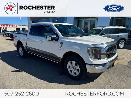 2023 Ford F-150 King Ranch w/ Twin Panel Moonroof + Heated Steering Wheel