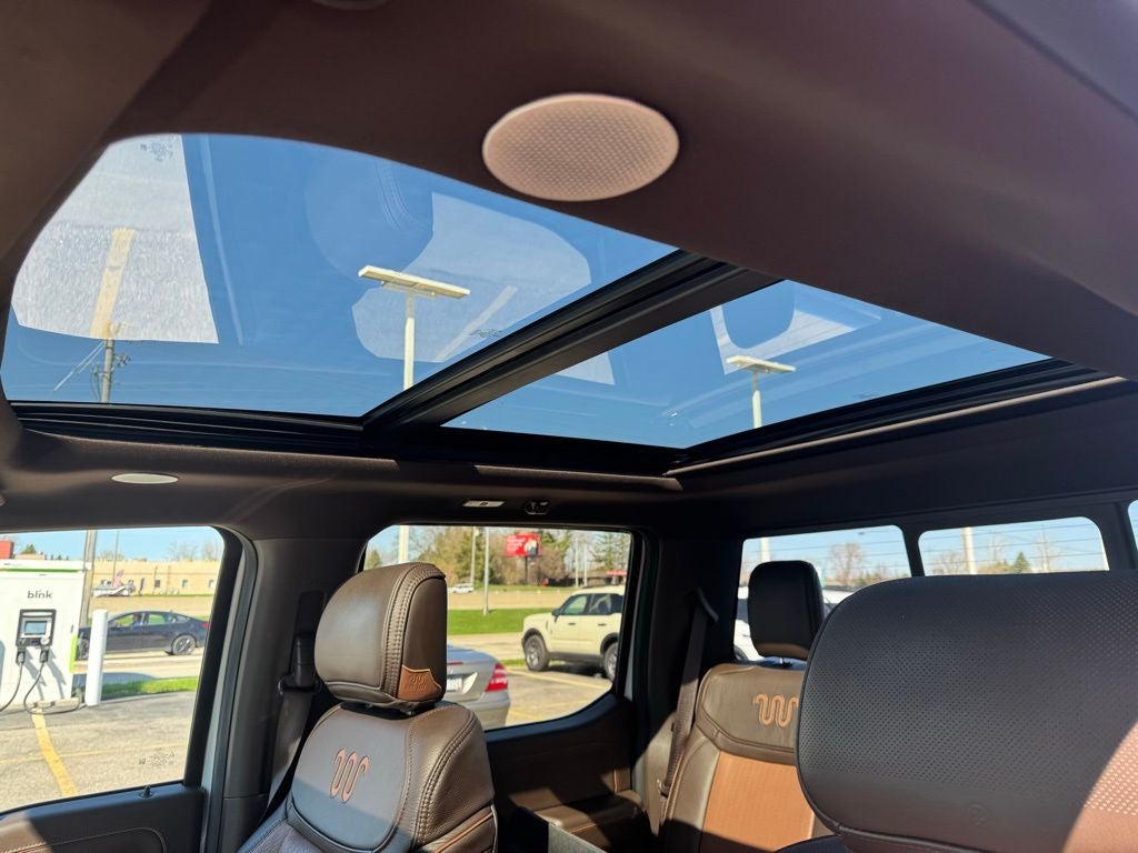 2023 Ford F-150 King Ranch w/ Twin Panel Moonroof + Heated Steering Wheel