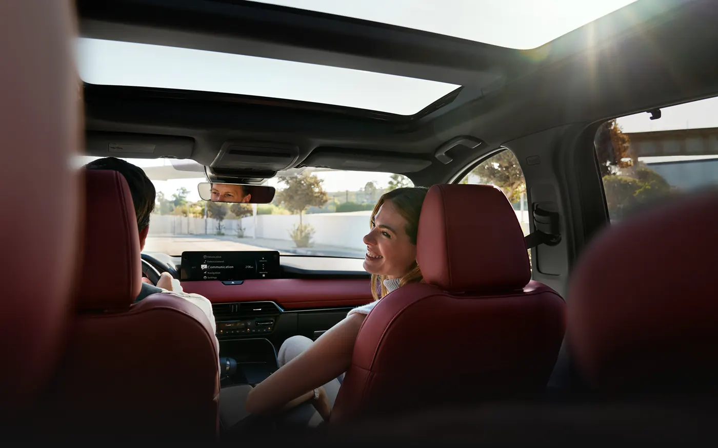 Friends riding in the 2-row 2027 Mazda CX-90 | Rochester Mazda in Rochester MN